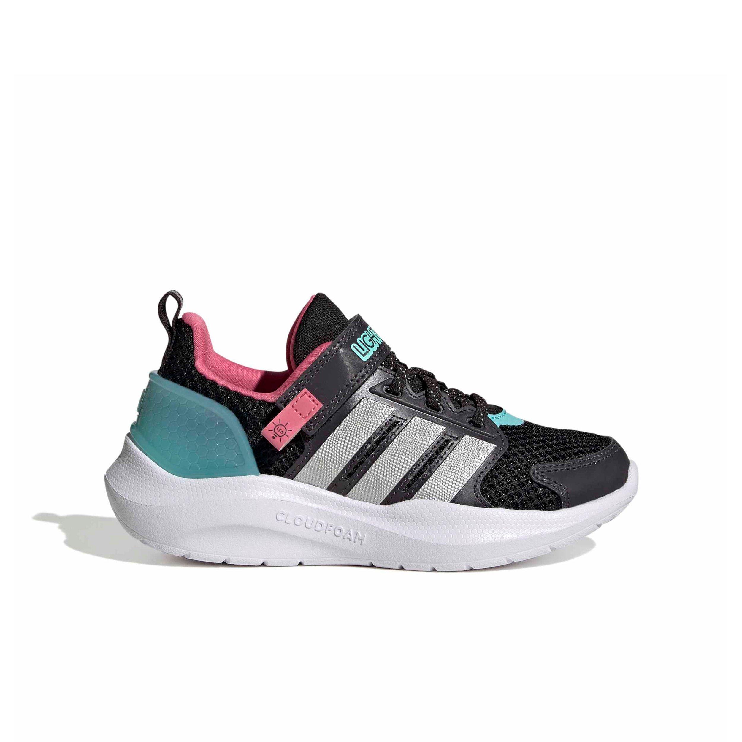 adidas Lightorama Runner "Core Black/Silver Metallic/Aurora Black" Preschool Boys' Shoe - BLACK/SILVER/BLACK